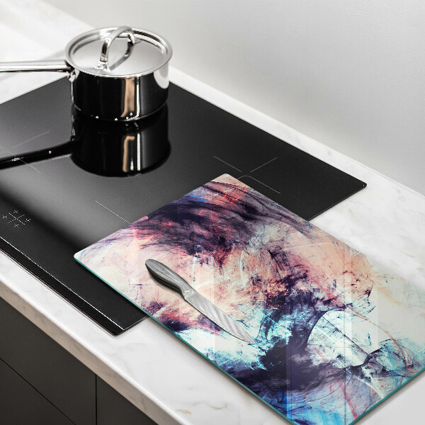 Protection pour plaque de cuisson Abstraction peinte