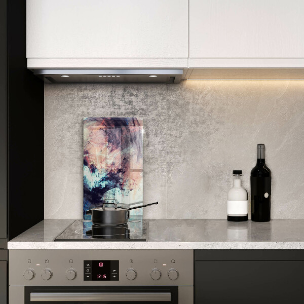 Protection pour plaque de cuisson Abstraction peinte
