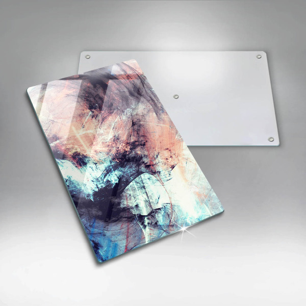 Protection pour plaque de cuisson Abstraction peinte
