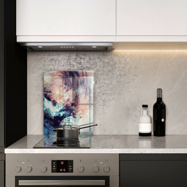 Protection pour plaque de cuisson Abstraction peinte
