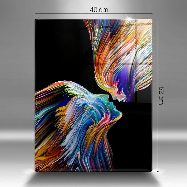 Protection pour plaque de cuisson Baiser abstraction