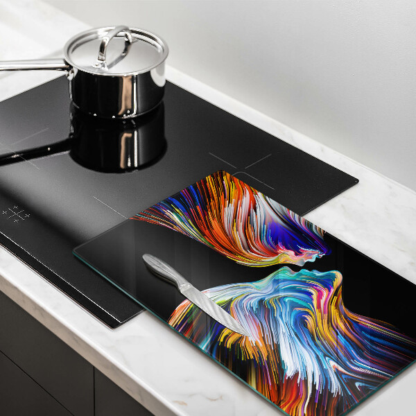 Protection pour plaque de cuisson Baiser abstraction