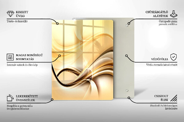 Protection pour plaque de cuisson Baiser abstraction