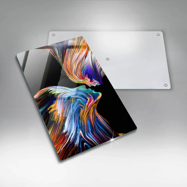 Protection pour plaque de cuisson Baiser abstraction