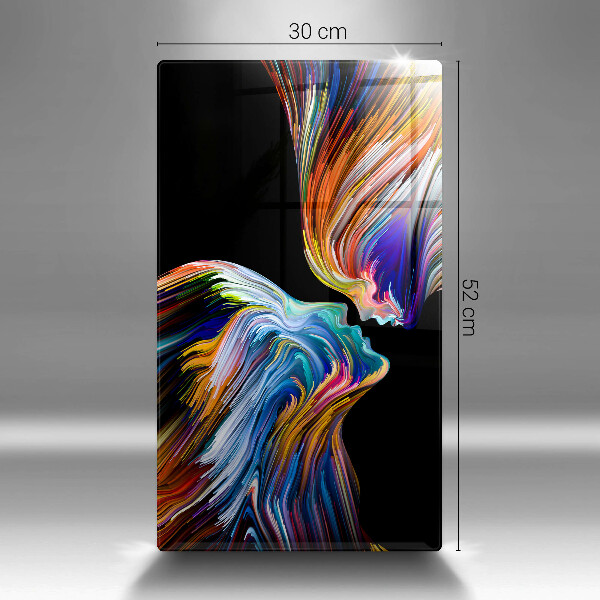 Protection pour plaque de cuisson Baiser abstraction