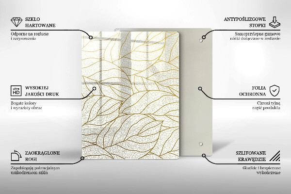 Planche à découper verre Géométrie 3D abstraite