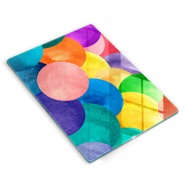 Protection pour plaque de cuisson Cercles colorés