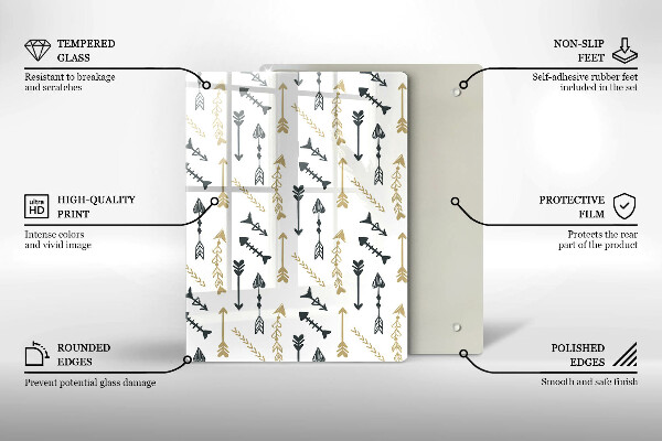 Protection pour plaque de cuisson Cercles colorés