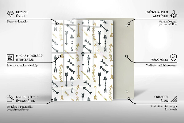 Protection pour plaque de cuisson Cercles colorés