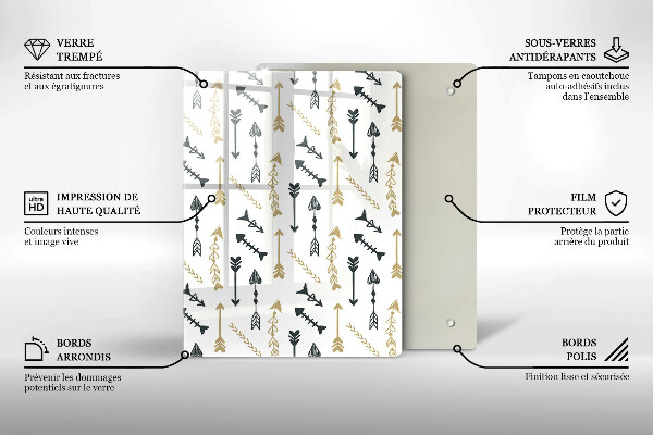 Protection pour plaque de cuisson Cercles colorés
