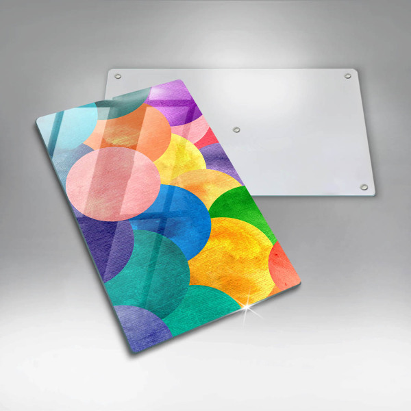 Protection pour plaque de cuisson Cercles colorés