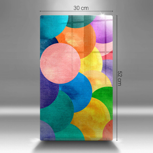 Protection pour plaque de cuisson Cercles colorés