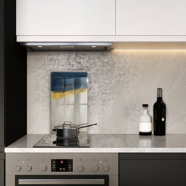 Planche à découper verre Abstraction de l'or