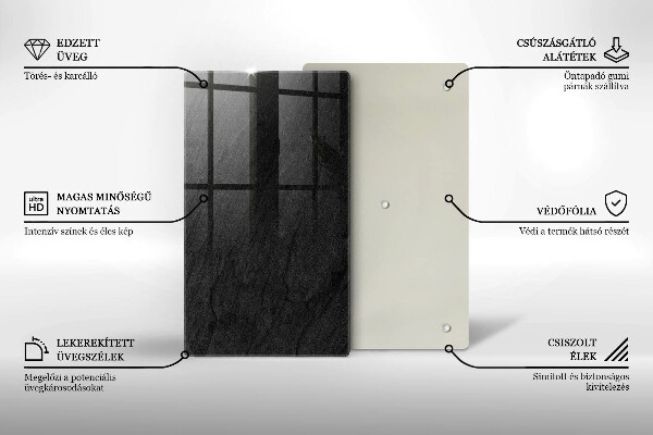 Protection pour plaque de cuisson Texture de pierre