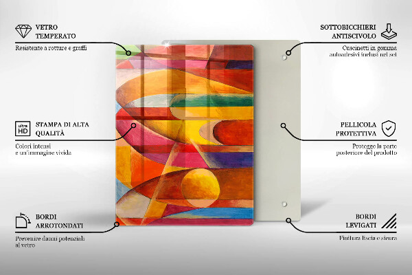 Protection pour plaque de cuisson Texture de pierre