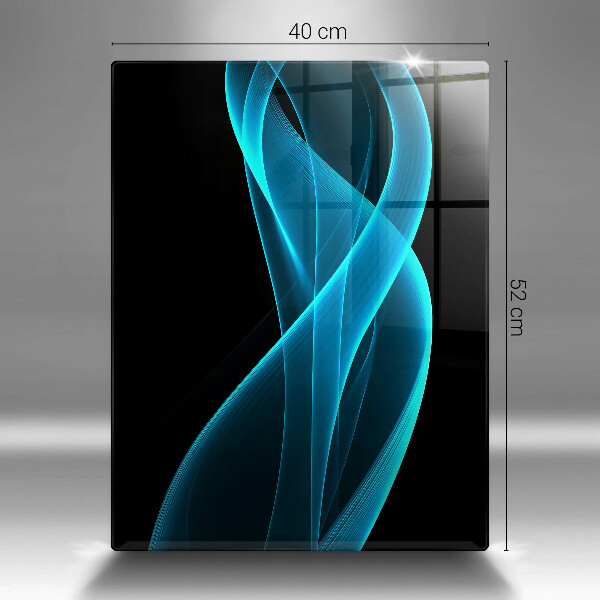 Protection pour plaque de cuisson Abstraction bleue