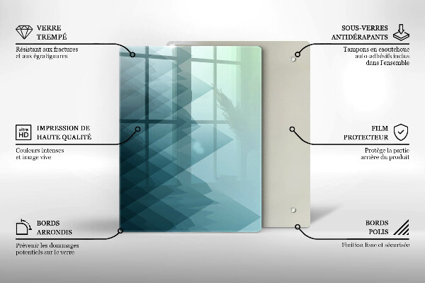 Protection pour plaque de cuisson Plumes délicates