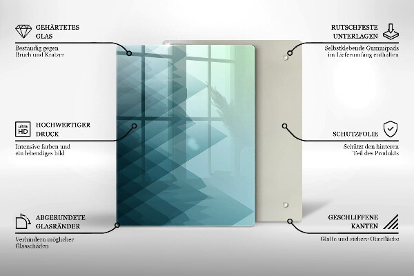 Protection pour plaque de cuisson Plumes délicates