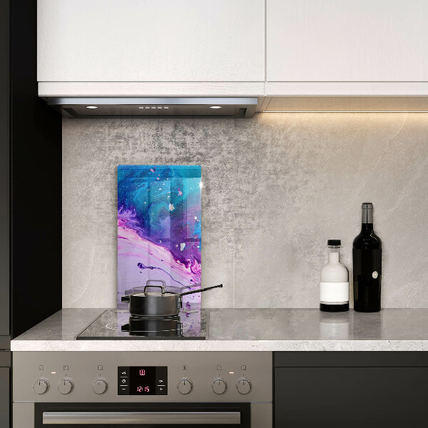 Protection pour plaque de cuisson Encres d'abstraction