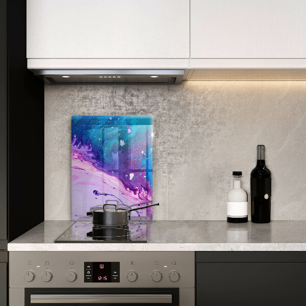 Protection pour plaque de cuisson Encres d'abstraction