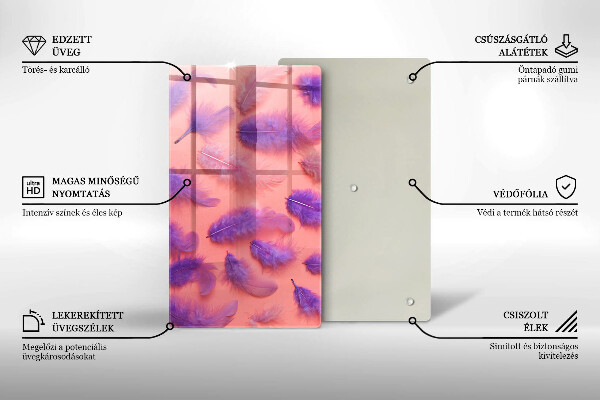 Protection pour plaque de cuisson Plumes moelleuses