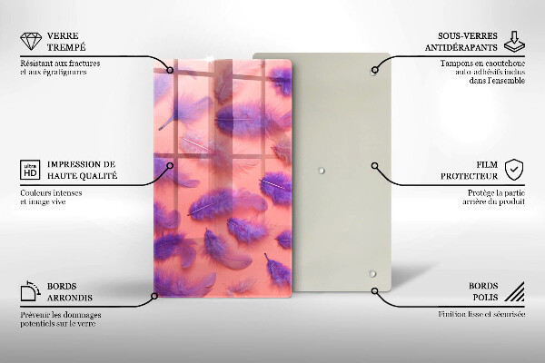 Protection pour plaque de cuisson Plumes moelleuses