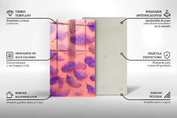 Protection pour plaque de cuisson Plumes moelleuses