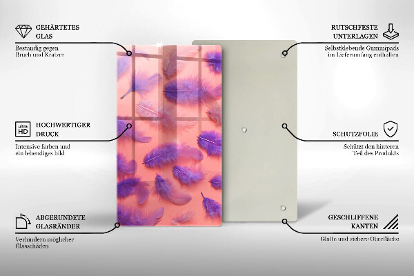 Protection pour plaque de cuisson Plumes moelleuses