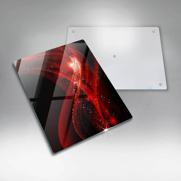 Planche à découper verre Abstraction moderne