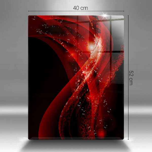 Planche à découper verre Abstraction moderne