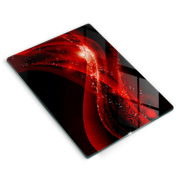 Planche à découper verre Abstraction moderne