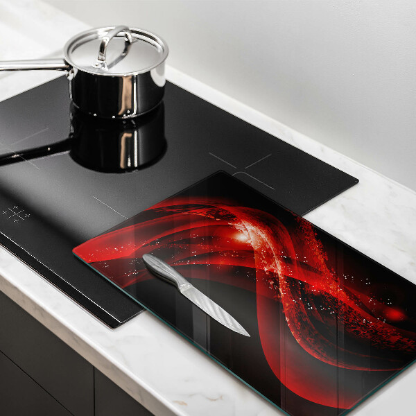 Planche à découper verre Abstraction moderne