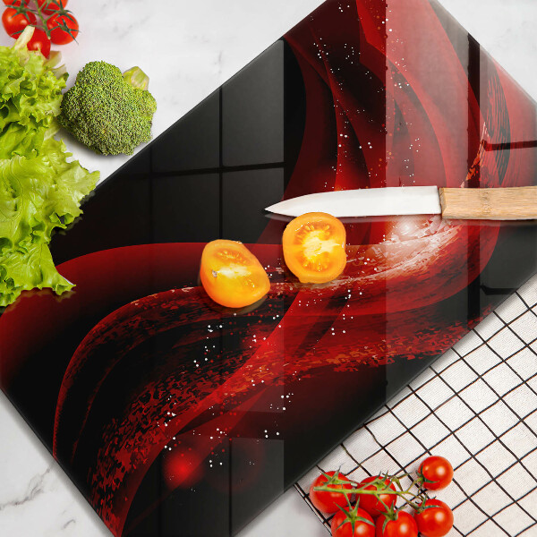 Planche à découper verre Abstraction moderne