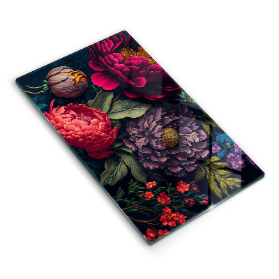 Protection pour plaque de cuisson Belles fleurs