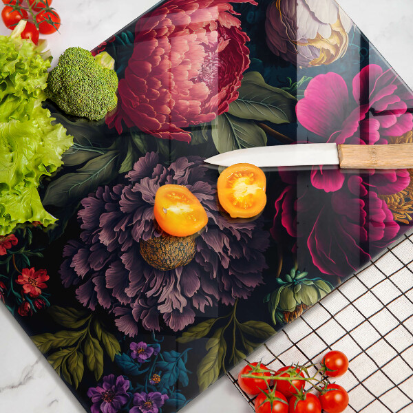 Protection pour plaque de cuisson Belles fleurs