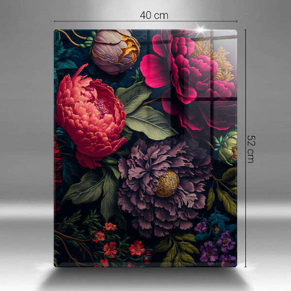 Protection pour plaque de cuisson Belles fleurs