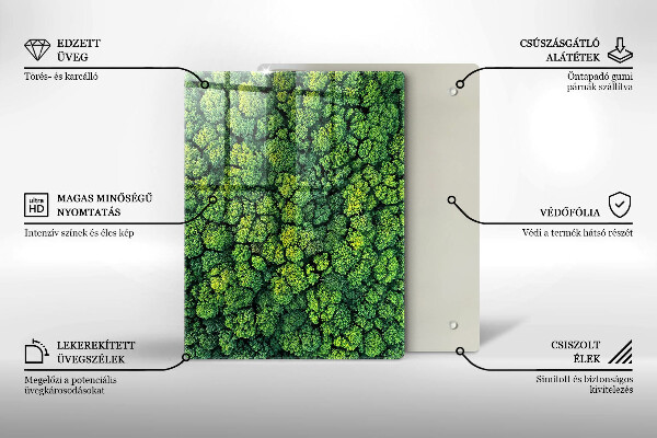 Protection pour plaque de cuisson Belles fleurs