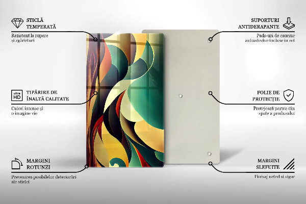 Protection pour plaque de cuisson Abstraction de forme