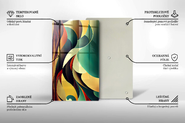 Protection pour plaque de cuisson Abstraction de forme
