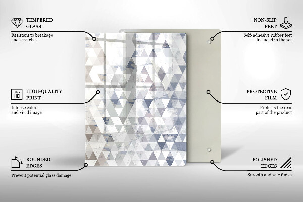 Protection pour plaque de cuisson Abstraction de forme