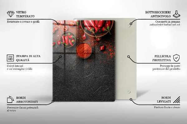 Protection pour plaque de cuisson Texture de marbre avec de l'or