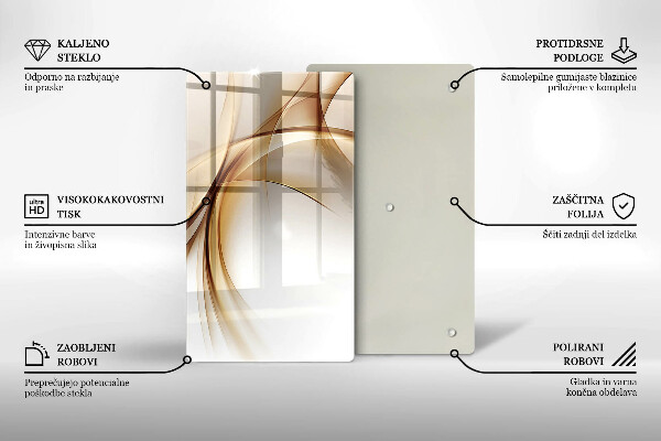 Planche à découper verre Formes abstraites