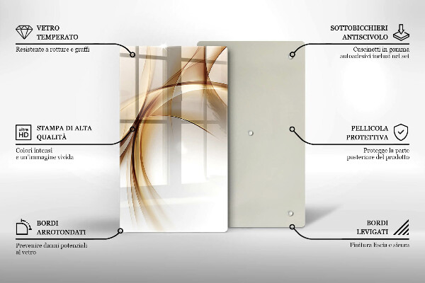 Planche à découper verre Formes abstraites