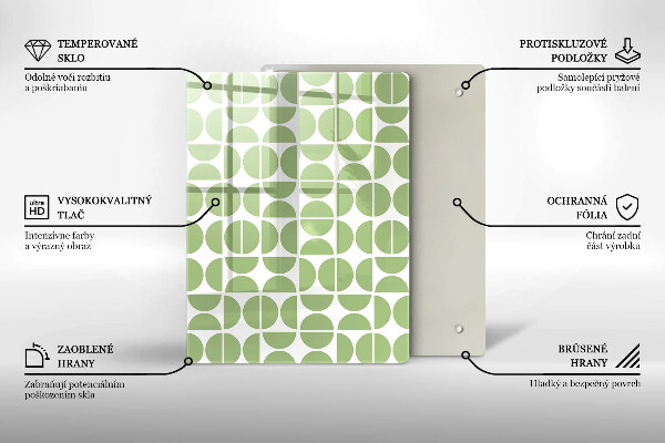 Planche à découper verre Formes abstraites
