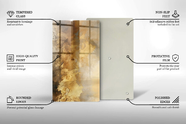 Protection pour plaque de cuisson Texture riche