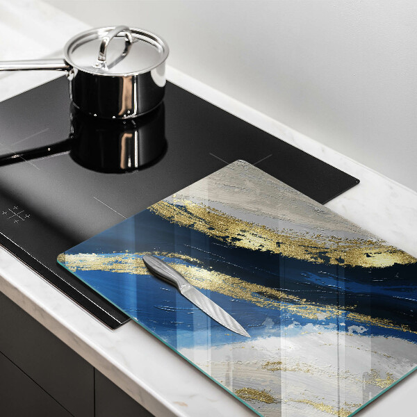 Protection pour plaque de cuisson Texture avec de l'or