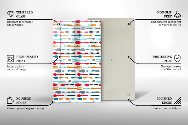 Protection pour plaque de cuisson Illustration de cuillère