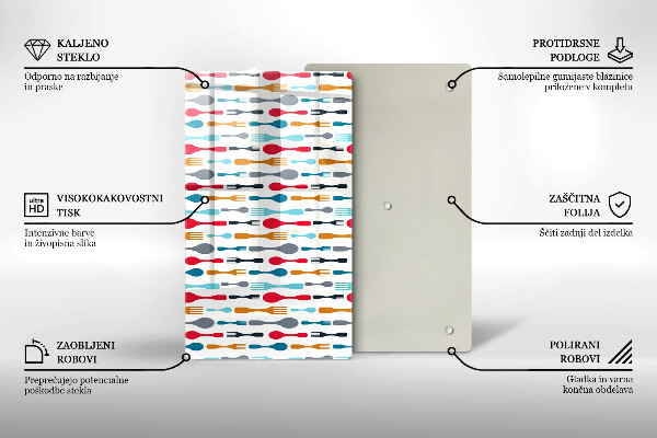 Protection pour plaque de cuisson Illustration de cuillère