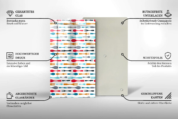 Protection pour plaque de cuisson Illustration de cuillère