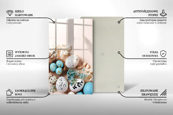 Protection pour plaque de cuisson Décorations de Pâques